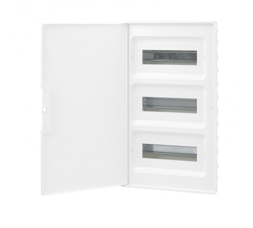 Щиток 36 мод встраиваемый  FRAME, белый, с белой дверцей, с 4 шинами PEN (2шт на 8 отв. и 2шт на 10отв.)  F36B1WW  DKC
