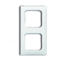 Рамка 2-постовая для кабель-каналов, серия Reflex SI Linear, альпийский белый  1725-0-1540   2CKA001725A1540  ABB