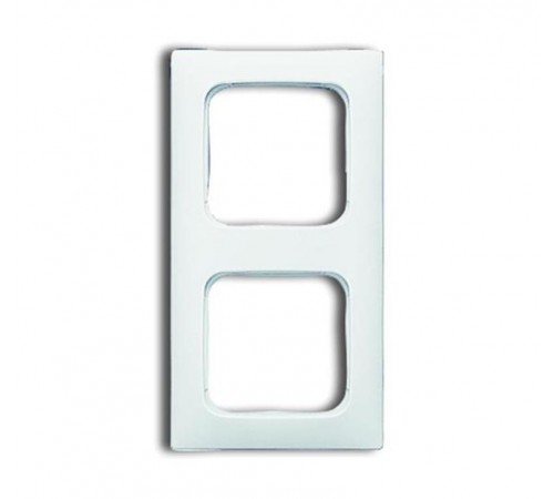 Рамка 2-постовая для кабель-каналов, серия Reflex SI Linear, альпийский белый  1725-0-1540   2CKA001725A1540  ABB