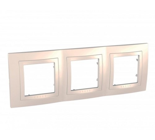 Unica Бежевый Рамка 3-ая  MGU2.006.25  Schneider Electric