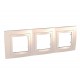 Unica Бежевый Рамка 3-ая  MGU2.006.25  Schneider Electric