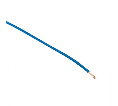 Провод силовой ПуГВ 1х1,5 синий  wire-100B  EKF