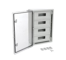Корпус пластиковый распределительный ЩРН-60 IP65 прозрачная дверь 600х400х200  PR08.26505  Промрукав