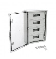Корпус пластиковый распределительный ЩРН-60 IP65 прозрачная дверь 600х400х200  PR08.26505  Промрукав