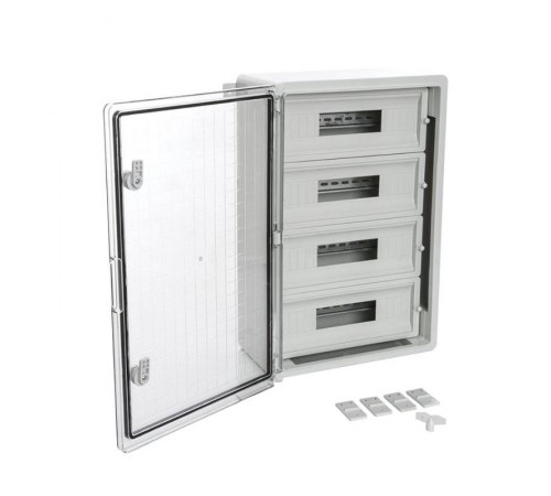 Корпус пластиковый распределительный ЩРН-60 IP65 прозрачная дверь 600х400х200  PR08.26505  Промрукав