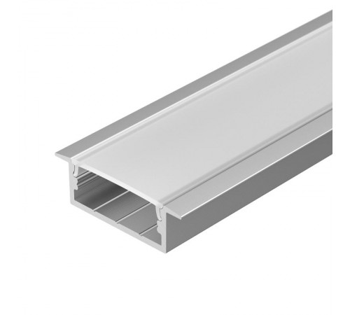 Профиль с экраном ARH-WIDE-F-H10-2000 ANOD+OPAL (Arlight, Алюминий)  036769  Arlight