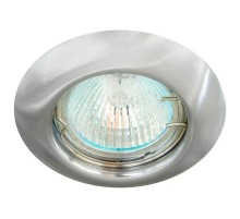 Светильник точечный встраиваемый под лампу DL13 MR16 50W G5.3 хром "сфера"  15129  FERON