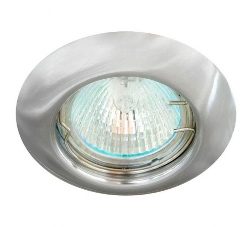 Светильник точечный встраиваемый под лампу DL13 MR16 50W G5.3 хром "сфера"  15129  FERON