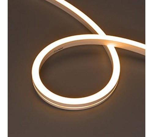 Светодиодная лента герметичная MOONLIGHT-SIDE-A140-12x17mm 24V Warm2400 (9.6 W/m, IP67, 5m, wire x2) (Arlight, Вывод кабеля боковой)  042782  Arligh