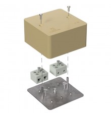 Коробка огнестойкая для кабель-канала 40-0460-FR10.0-4 Е15-Е120 RAL1001 85х85х45 (44 шт/кор) бежевая  40-0460-1001-FR10.0-4  Промрукав