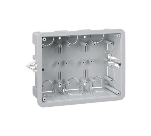 Simon Connect Монтажная коробка на 3 S-модуля Сима Классик, скрытый монтаж глубина 60мм  SM360  Simon