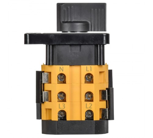 Перекл. кулачк. станд. черн. рук. 16А сх. 66 MASTER  MI-CS10-016-066-K02  IEK