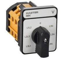 Перекл. кулачк. станд. черн. рук. 10А сх. 66 MASTER  MI-CS10-010-066-K02  IEK