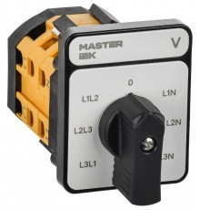 Перекл. кулачк. станд. черн. рук. 10А сх. 66 MASTER  MI-CS10-010-066-K02  IEK