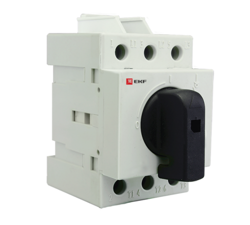 Рубильник модульный MS-16A 3P на DIN-рейку  ms-16d  EKF