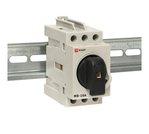 Рубильник модульный MS-16A 3P на DIN-рейку  ms-16d  EKF