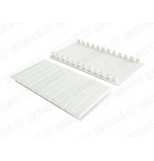 Заглушка для щитов под автоматы,  6-ти местная, цвет-БЕЛЫЙ  GE60001-01  Greenel