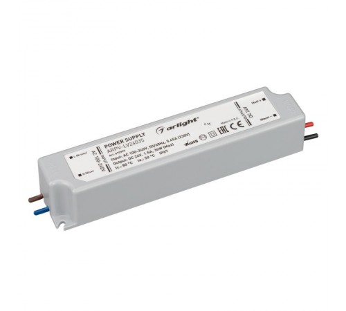 Блок питания ARPV-LV24035 (24V, 1.5A, 36W)  010999  Arlight
