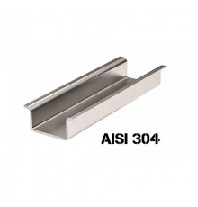 DIN-рейка из нержавеющей стали с насечкой OMEGA 3A 35х15 мм длиной 2000мм  02145SS  DKC - (заменен на арт. 02145RSS)