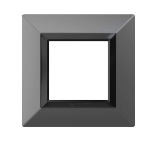 Рамка из металла, "Avanti", темно-серый, 2 модуля  4403852  DKC