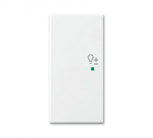 SRD-2-L-94 Клавиша двойная левая free@home, светорегулятор, Basic 55, цвет альпийский белый  6220-0-0678   2CKA006220A0678  ABB