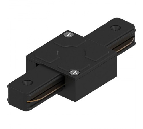 Коннектор прямой для шинопровода, черный, LD1006 для CAB1005  41735  FERON