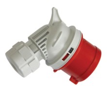 Вилка кабельная угловая IP44 16A 2P+E 230В  DISA020163  DKC