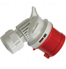 Вилка кабельная угловая IP44 16A 2P+E 230В  DISA020163  DKC