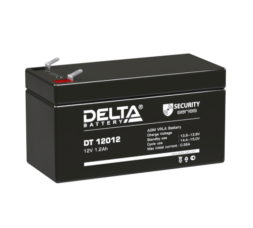 Аккумуляторная батарея ОПС серии DT 12012  12В/1,2Ач  DT 12012  DELTA