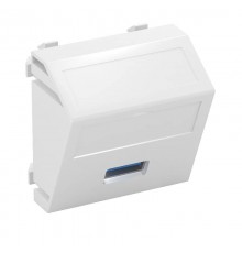 Мультимедийная рамка USB 3.0 A Modul45 (белый) (MTS-U3A S RW1)  6104886  OBO Bettermann
