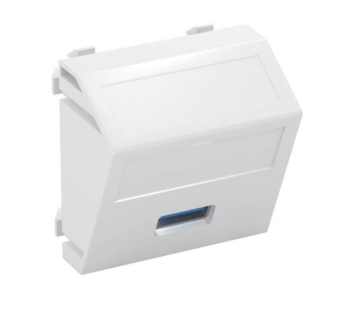 Мультимедийная рамка USB 3.0 A Modul45 (белый) (MTS-U3A S RW1)  6104886  OBO Bettermann