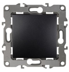 Выключатель 12-1001-05   10АХ-250В, без м.лапок,  антрацит  Б0014631  ЭРА