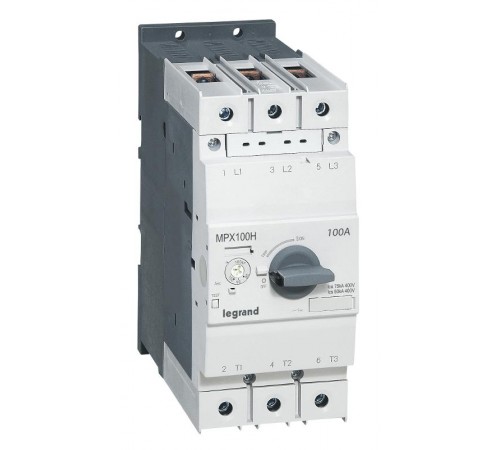 Автоматический выключатель для защиты электродвигателей MPX3 T100H 32A 100kA  417373  Legrand