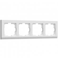 Рамка на 4 поста (белый) W0041801  a050914  WERKEL