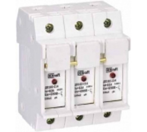 Держатель предохранителя типа C14 со светодиодной и  21388DEK  DEKraft