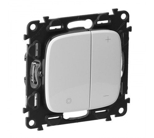 Valena ALLURE DIY Сл.кость Светорегулятор кнопочный универ. 400Вт без нейтрали.С лиц. пан..  752762  Legrand