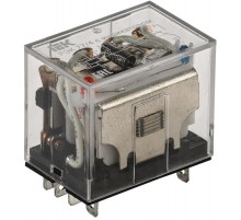 Реле РЭК77/4(LY4) с индикацией 10А 12В АC   RRP10-4-10-012A-LED  IEK