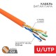 Кабель UTP  4PR  24AWG  CAT5e  305м нг(А)-HF. оранж.  01-0049  REXANT