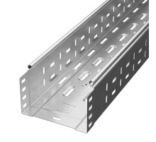 Лоток перфорированный Стандарт INOX (AISI 304) 150х100х3000 (0,8 мм) (3 м/уп)  PR16.2331  Промрукав