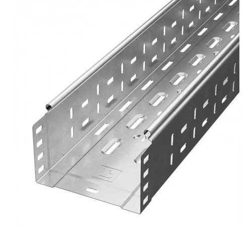 Лоток перфорированный Стандарт INOX (AISI 304) 150х100х3000 (0,8 мм) (3 м/уп)  PR16.2331  Промрукав