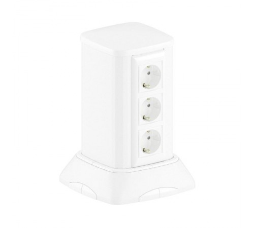 Миниколонна алюминиевая, 0.25м, цвет белый  19522  DKC