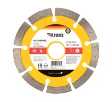 Диск алмазный отрезной сегментный 115x22.2 мм  KR-90-0100  Kranz
