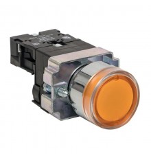 Кнопка BA51 с подстветкой 230В желтая NO PROxima  xb2-bw51-230  EKF