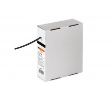 Термоусаживаемая трубка ТУТнг 4/2 черная в коробке (10 м/упак)   SQ0518-0406  TDM