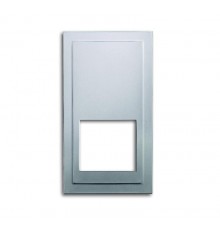 Розетка для электробритвы, 220/115 В, 20 ВА, серия pur/сталь  2130-0-0293  ABB