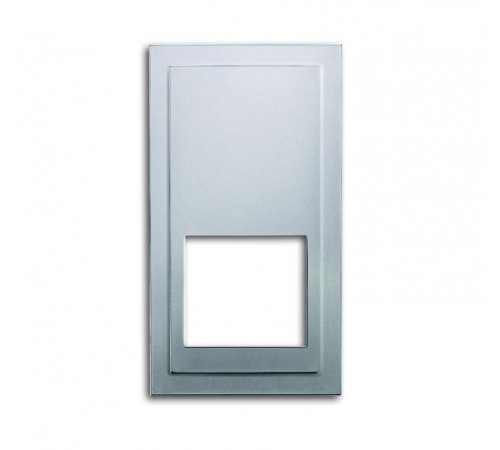 Розетка для электробритвы, 220/115 В, 20 ВА, серия pur/сталь  2130-0-0293  ABB