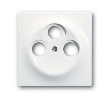 Накладка (центральная плата) для TV-R-SAT розетки, серия impuls, цвет альпийский белый  1753-0-4773   2CKA001753A4773  ABB