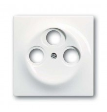 Накладка (центральная плата) для TV-R-SAT розетки, серия impuls, цвет альпийский белый  1753-0-4773   2CKA001753A4773  ABB