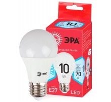 Лампа светодиодная LED 10Вт Е27 4000К smd A60-10w-840-E27_ECO  Б0028005  ЭРА