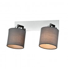 Светильник настенно-потолочный спот Perlita 7058-702 2 x E14 40Вт поворотный с выключателем  Б0055009  Rivoli